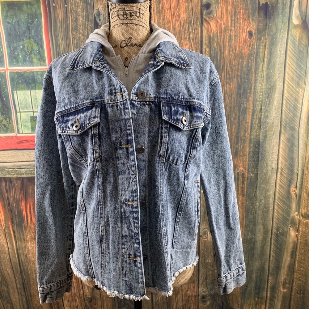 2Sable Denim‎ Hooded Jacket